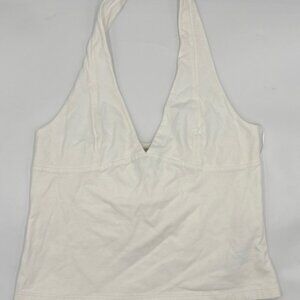 BDG White Halter Top